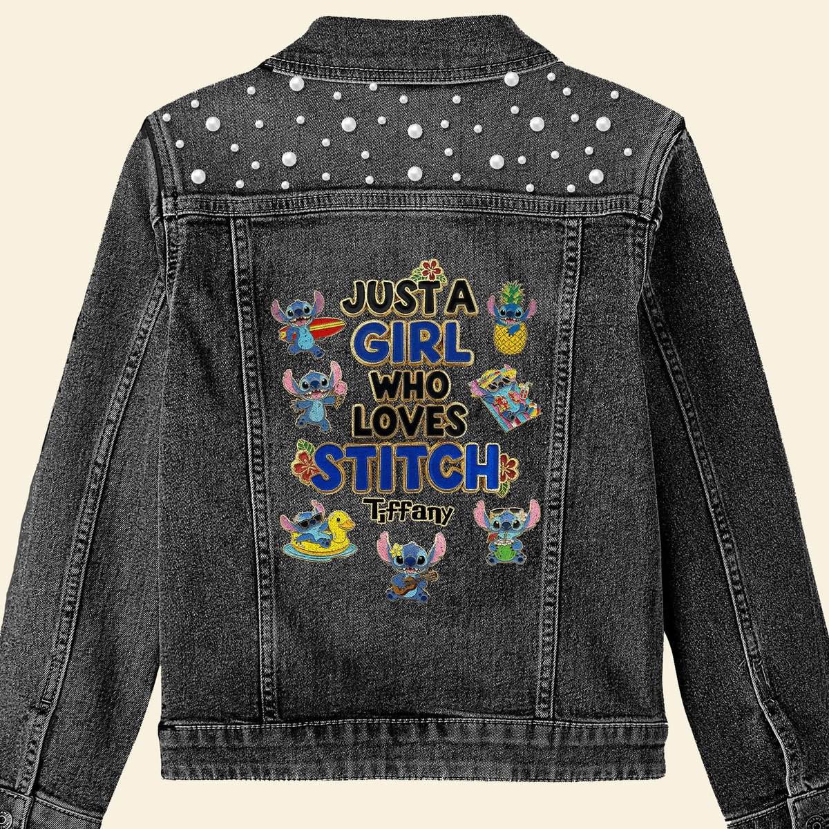 Blue Monster Denim Jacket - Personalized Gifts For Movie Lovers 05nati030625-Homacus