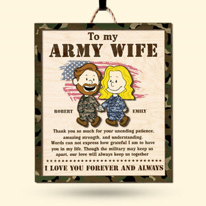 Personalized Gifts For Veteran Couple Wood Sign 06toti110125hg-Homacus