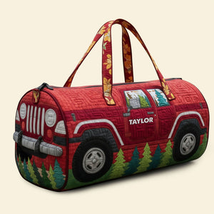 Off-road Vehicle Quilted Duffled Bag, Personalized Gifts For Off-road Lovers 02qhti190925-Homacus