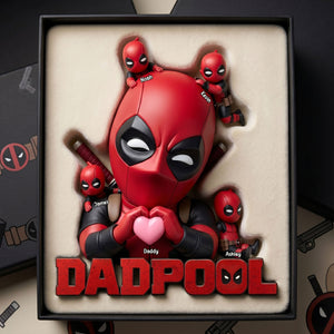 Heroic Christmas For Dad – Personalized Acrylic Keepsake With Kids' Names 02NATI030525-Homacus