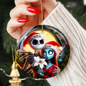 Personalized Gifts For Horror Couple Ornament, Character 01tgti081124-Homacus