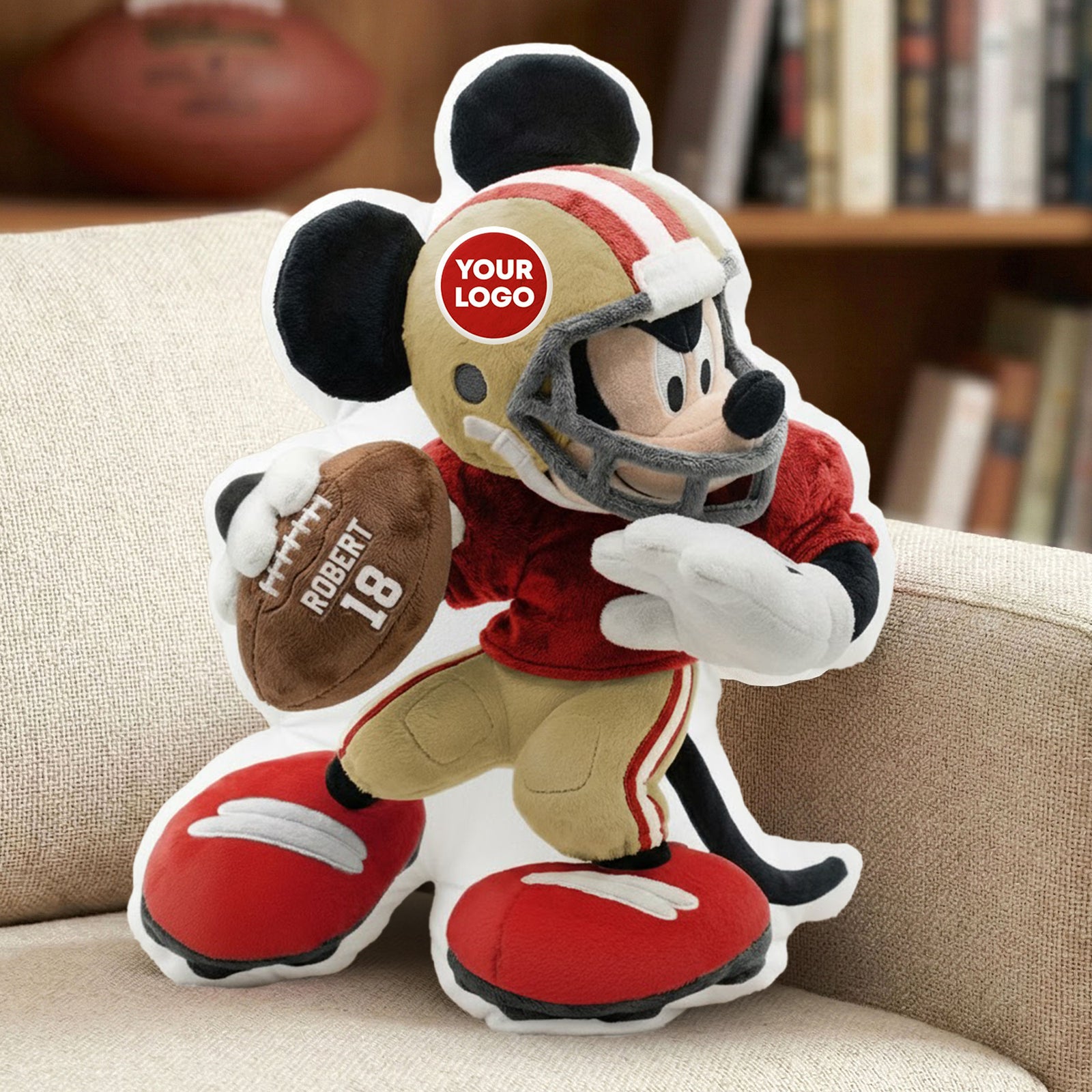 Sports Hero Pillow Personalized Gifts 01HUTI131225-Homacus