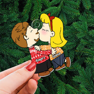 Personalized Gifts For Couple Christmas Ornament Cute Couple 01ACAC091124-Homacus