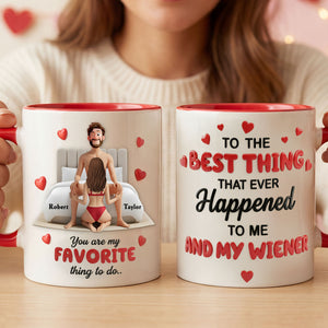 Funny Couple Accent Mug - Personalized Gifts For Couple 03KITI090226-Homacus