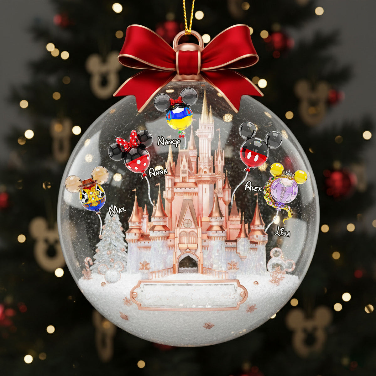 Balloon Fairytale Family Ornament - Personalized Gifts For Family 04ohti250925-Homacus