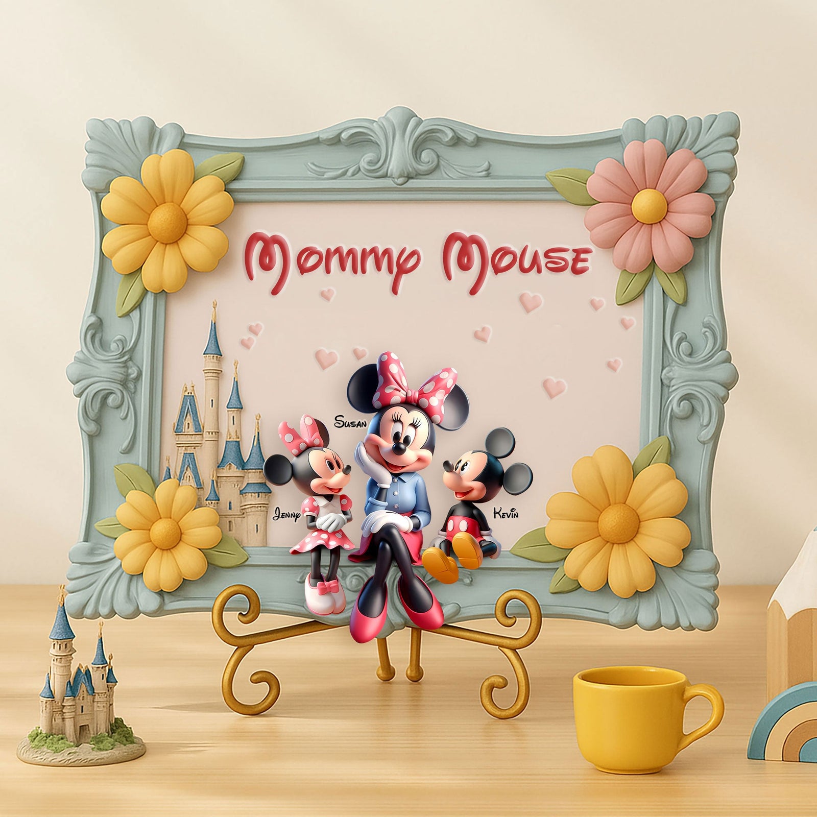 Personalized Gifts For Mom Wood Sign, Cute Magical Mom 05qhti050425-Homacus