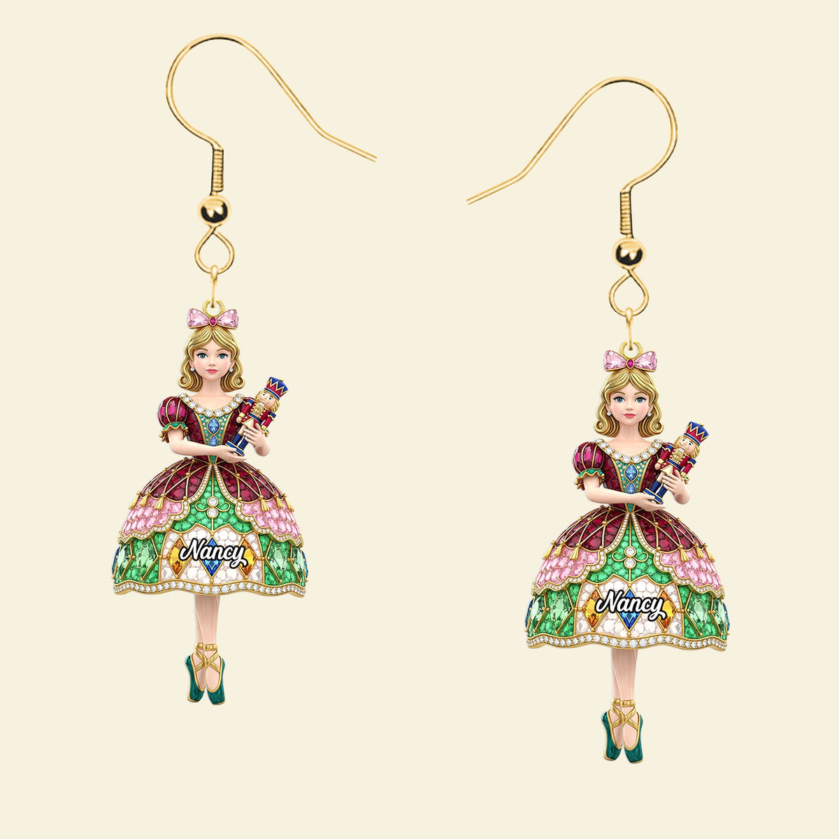 Ballet Earrings - Personalized Gifts For Ballet Lovers 03nati120725-Homacus