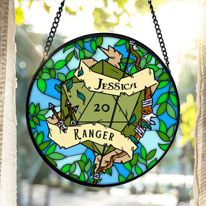 Personalized Gift For Fantasy Role-playing Game Fan Stained Glass Suncatcher 07qhti060924-Homacus