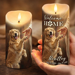 Heaven Dog LED Candle - Custom Photo Gifts For Dog Lovers 03qhti270326-Homacus
