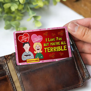 Personalized Gifts For Couple Wallet Card 01xqti101224hg-Homacus