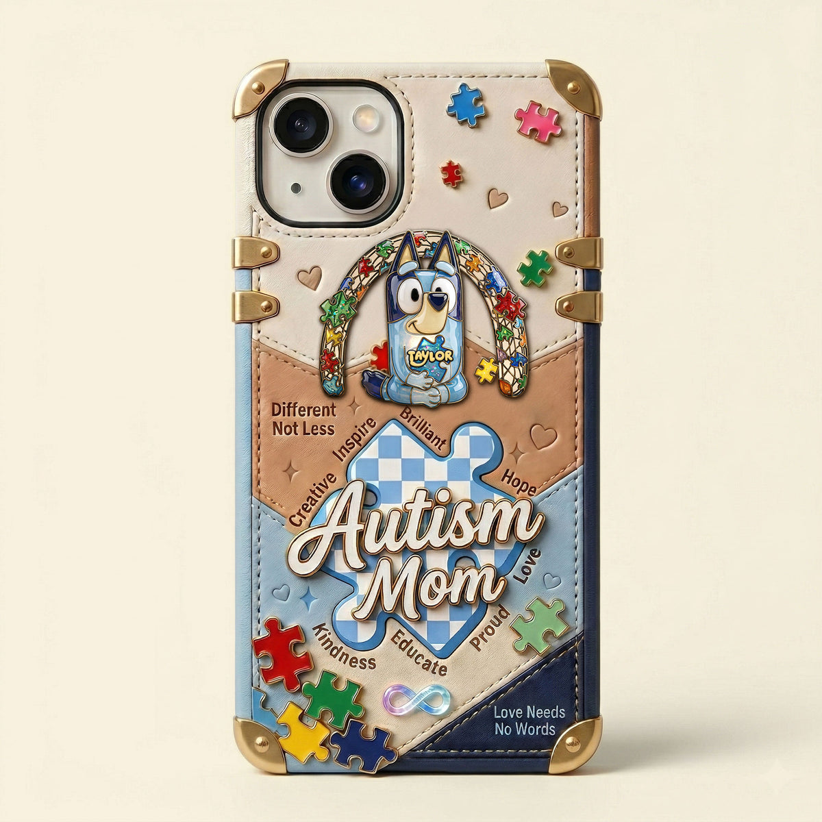 Cute Autism Mom Phone Case, Personalized Gifts For Autism Mom 03qhti100426-Homacus