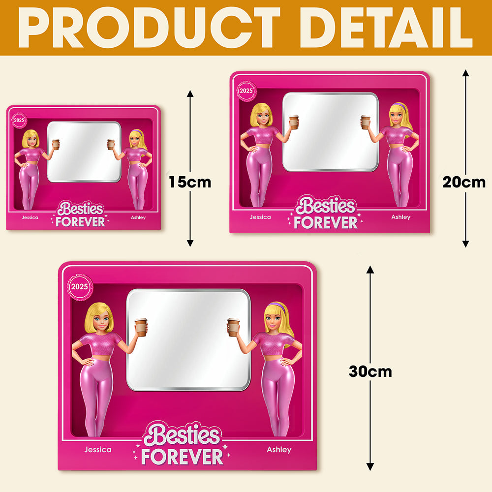 Adorable Besties Mirror - Personalized Gifts For Besties 01ohti290725-Homacus
