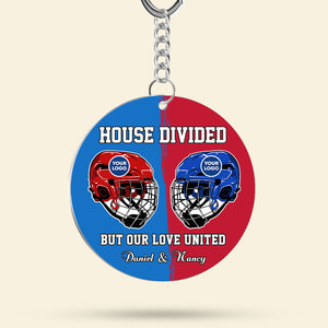 Personalized Gifts For Hockey Couple Keychain 05HUTI240125-Homacus