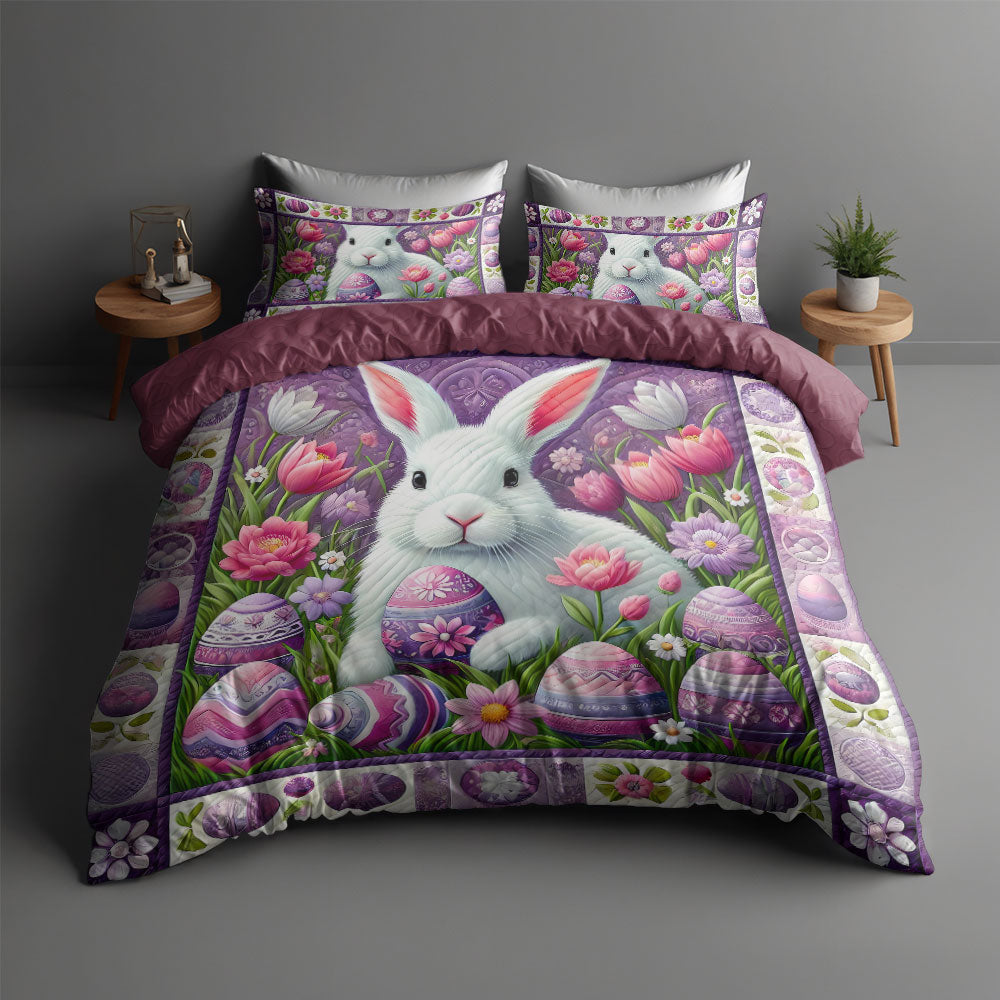 Personalized Gifts For Rabbit Quilt Bed Set Easter Day 03xqti150125-Homacus