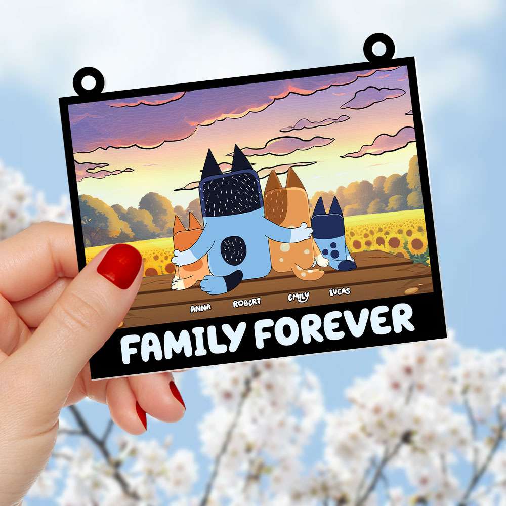 Personalized Gifts For Family Suncatcher Ornament 05NATI010724-Homacus