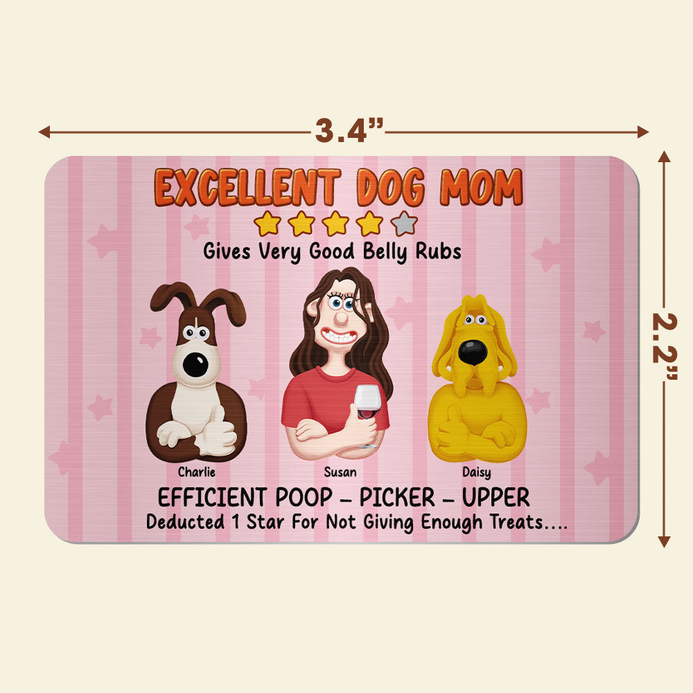 Personalized Gifts For Mom Wallet Card Excellent Dog Mom 07xqti200125pa-Homacus