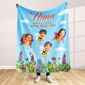 Custom Photo Gifts For Grandma Blanket 04toti301224-Homacus