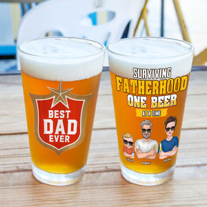 Personalized Gifts For Dad Beer Glass 02OHTI250524TM-Homacus