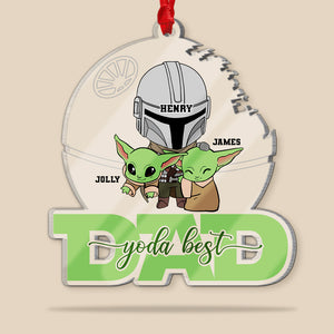 You Are Best Dad Personalized Christmas Ornament Gifts For Dad-Homacus