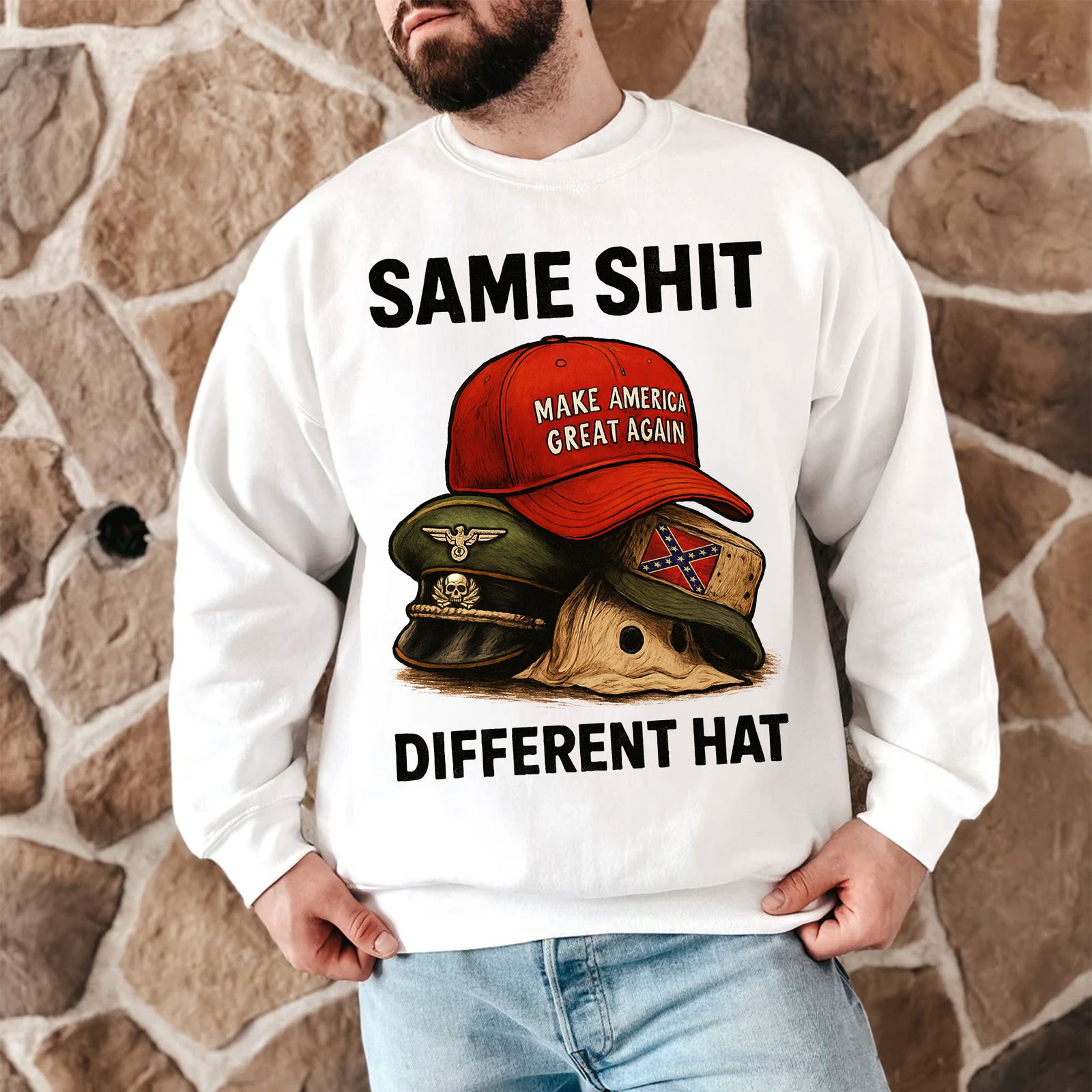 Same Shit Different Hat Shirt - Gifts For The Awakened Shirt 02HUTI231025-Homacus