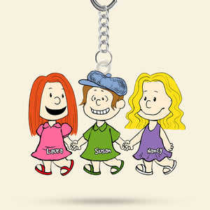 Personalized Gifts For Best Friends Keychain 05acti150125-Homacus