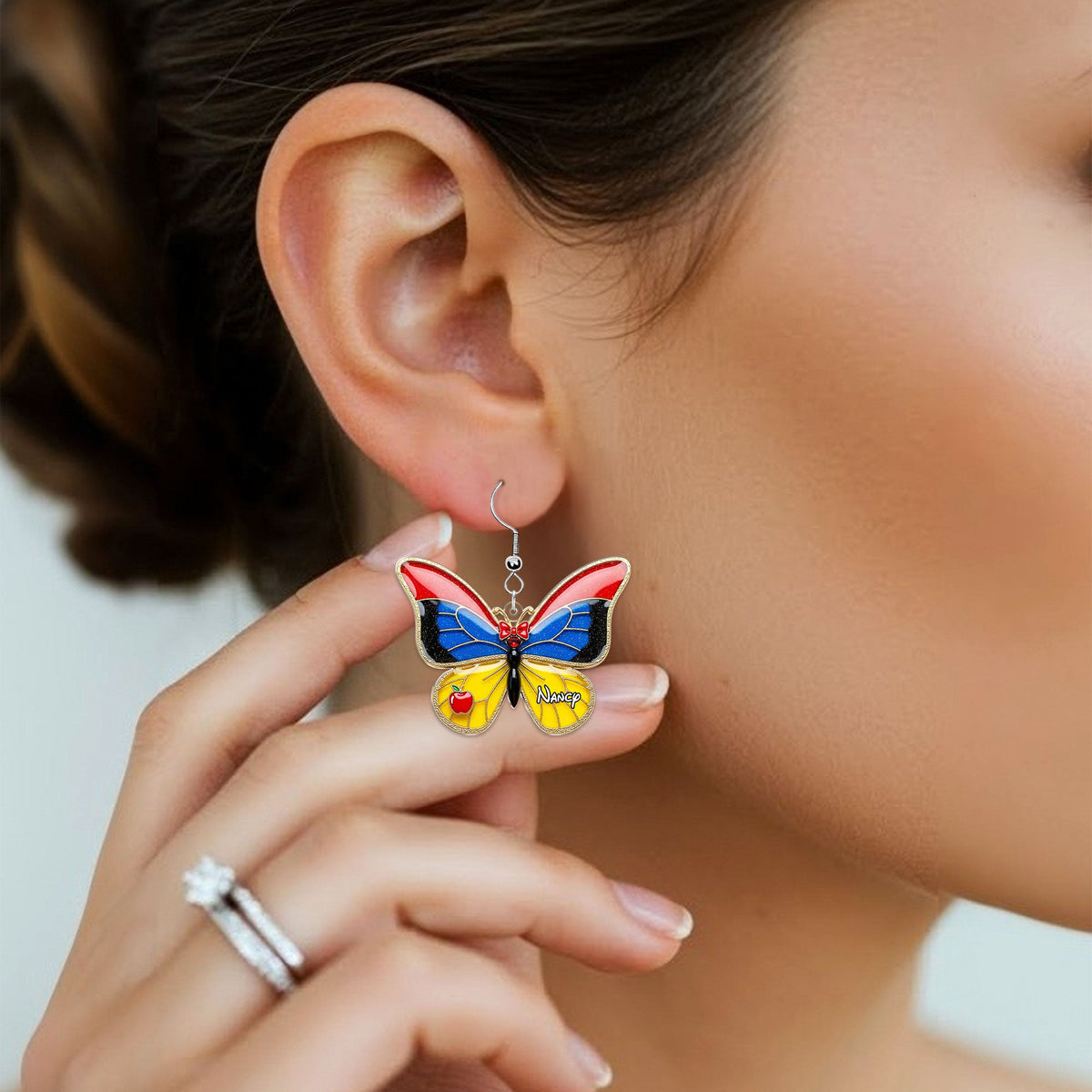 Cartoon Princess Earrings - Personalized Gifts For Her 03nati130625-Homacus