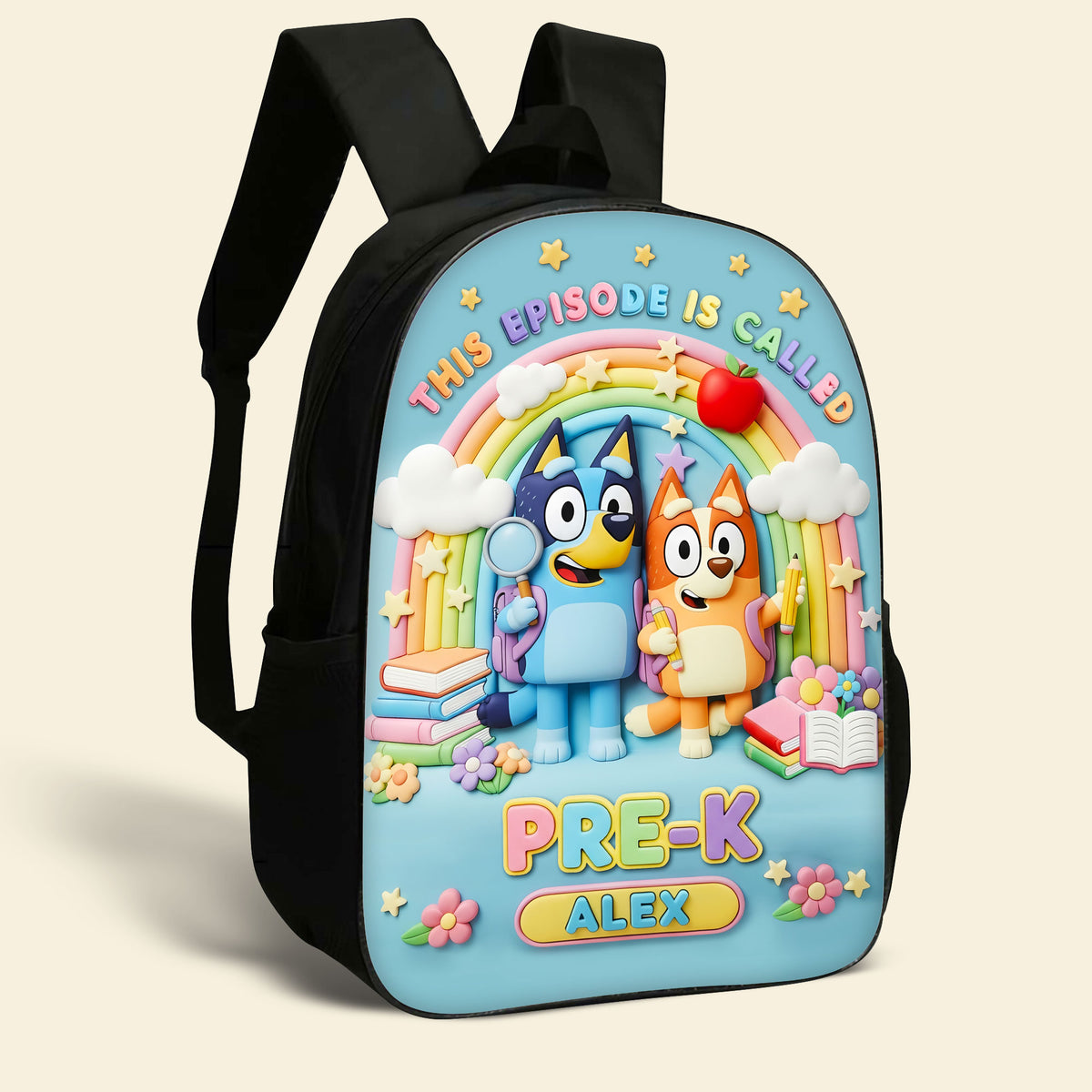 Cute Cartoon School Bag, Personalized Gifts For Kids 03qhti010825-Homacus