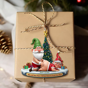 Naughty Old Gnome Couple Ornament - Personalized Gifts For Couple 01ohti190925-Homacus