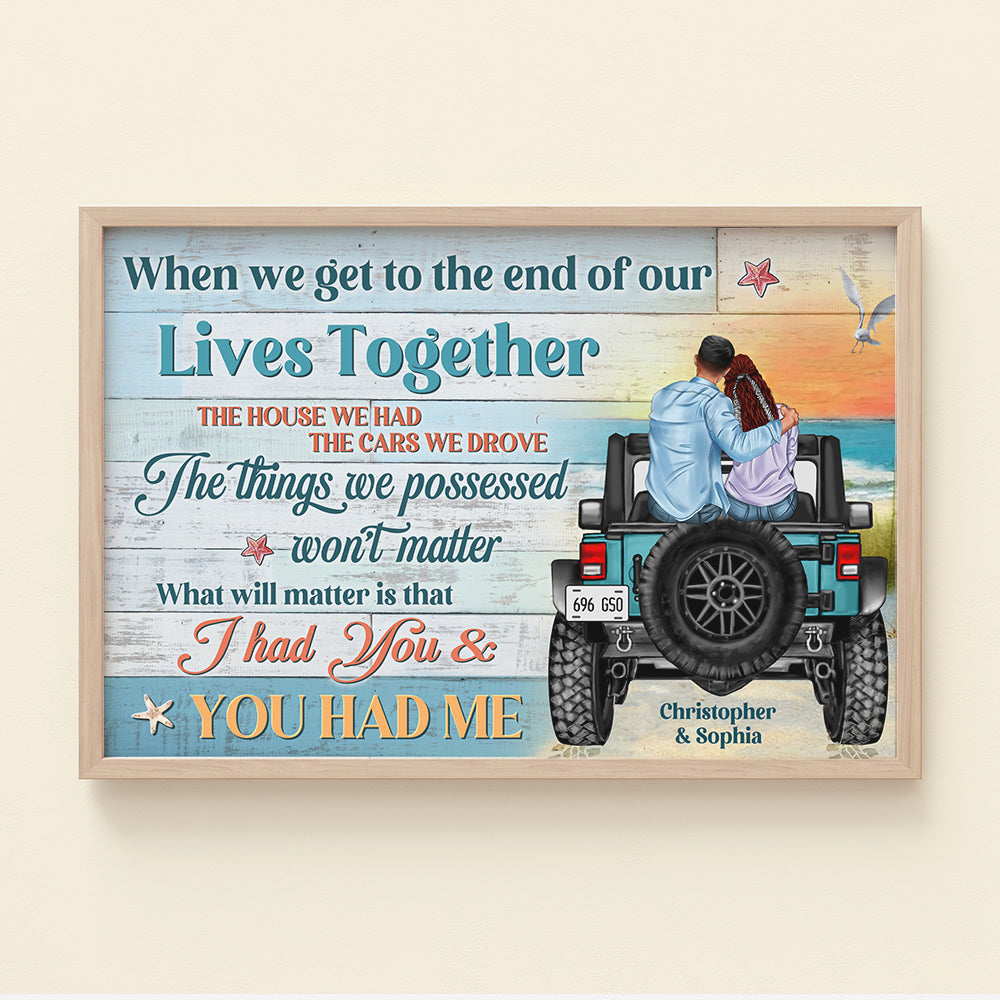 Personalized Gifts For Couple Canvas Print 01hudt040822tm-Homacus