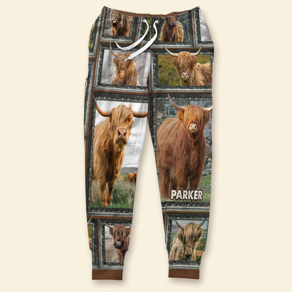 Highland Cow - Personalized Photos Collage Sweatpants 032qhti311224-Homacus