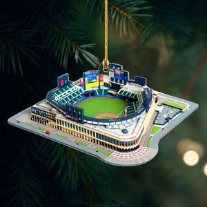 Baseball Field - Custom Stadium Ornament For Baseball Lover 011qhti051223-Homacus