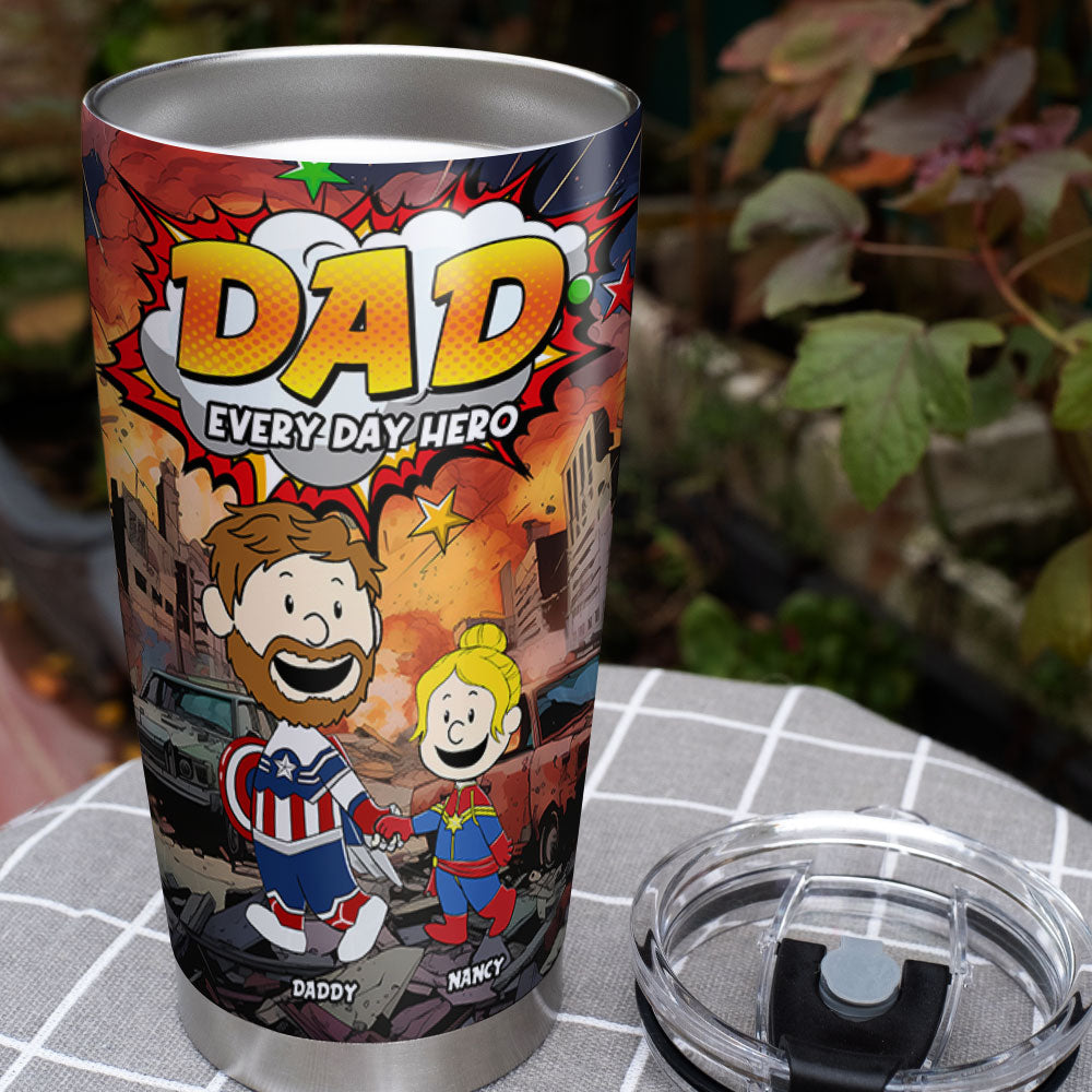 Personalized Gifts For Dad Tumbler Mom Everyday Hero 032toti260325pa-Homacus