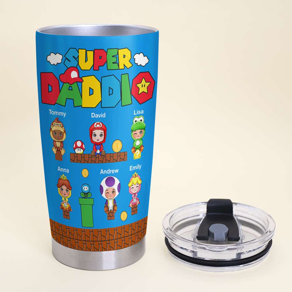 Super Dad Tumbler Cup - Personalized Gift For Father 7DTDT130523-Homacus