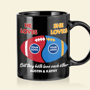 Personalized Gifts For Couple Coffee Mug American Football Couple 04huti230125-Homacus