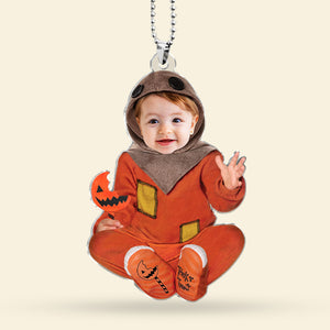 Funny Halloween Custom Face For Kids 02HUTI290824 Personalized Acrylic Photo Ornament-Homacus