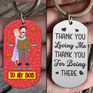 Personalized Gifts For Couple Keychain 02kati261224hg-Homacus