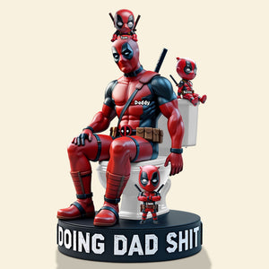 Doing Dad Sh** Plaque - Personalized Gifts For Dad 02nati140525-Homacus