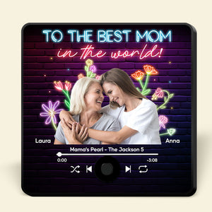 Custom Music & Photo Gifts For Mom Fridge Magnet 04kati050225-Homacus