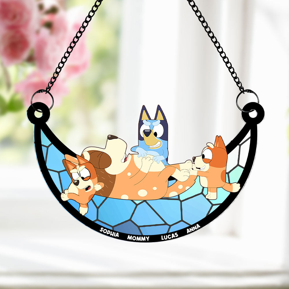 Personalized Gifts For Mom Suncatcher Window Hanging Ornament 04OHTI230424 Mother's Day-Homacus
