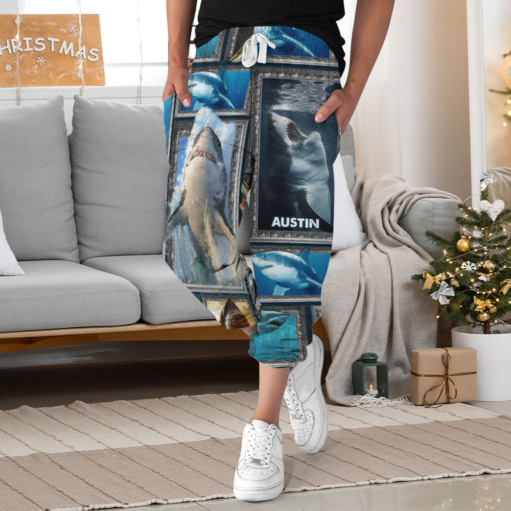 Personalized Gifts For Shark Lovers Sweatpants 06ACTI211224-Homacus