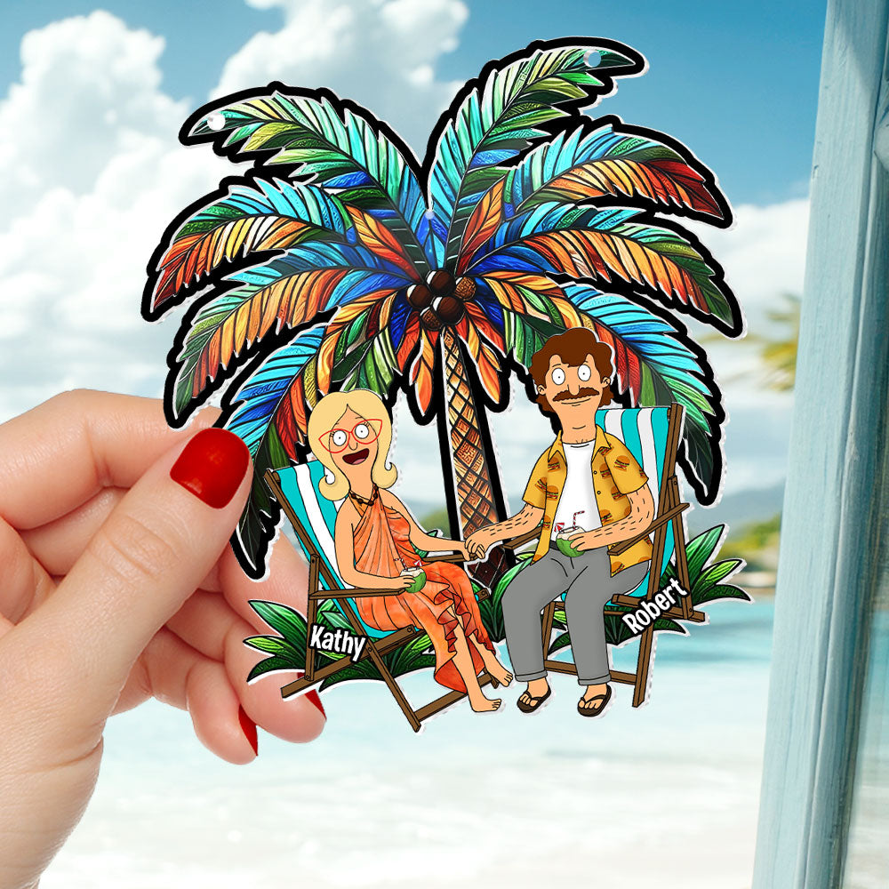 Personalized Gifts For Couple Suncatcher Ornament 01xqti100225pa-Homacus