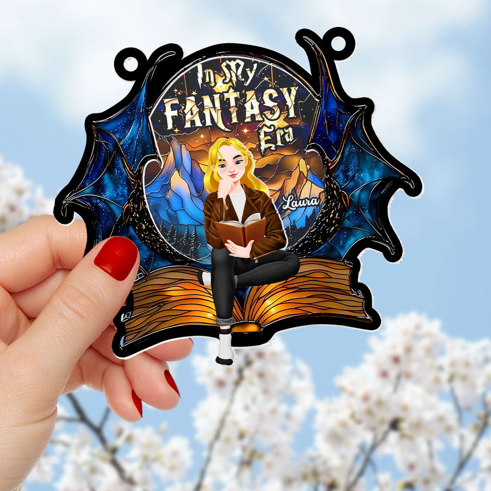 Personalized Gifts For Book Lover Suncatcher Ornament Fantasy Book 013xqti060125pa-Homacus