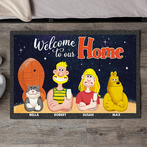 Personalized Gifts For Dog Cat Family Doormat 01xqti120225pa-Homacus