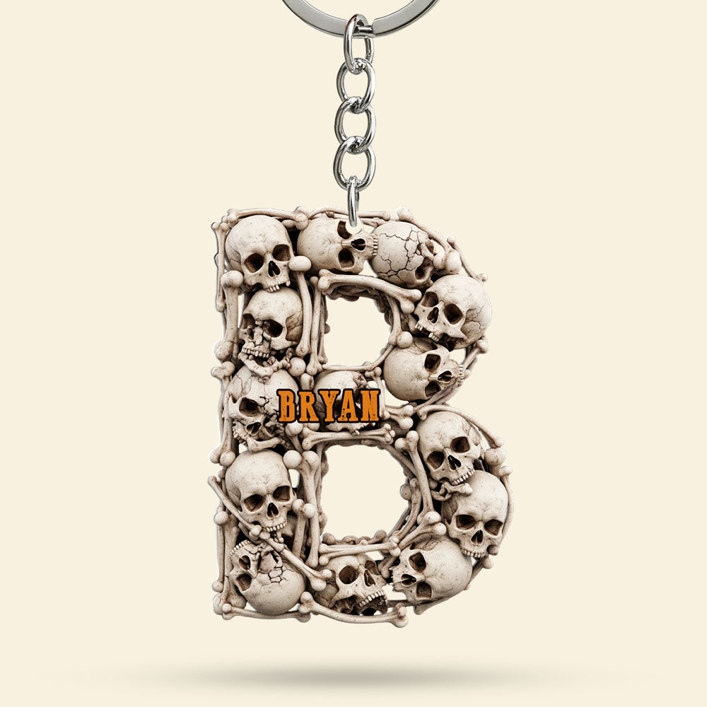 Skull Keychain - Personalized Gifts For Skull Lovers 02huti240725-Homacus