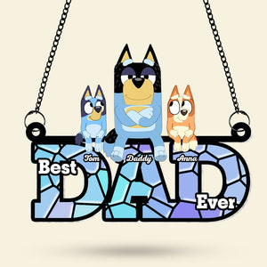 Personalized Gifts For Dad Suncatcher Window Hanging Ornament 05OHTI240424 Father's Day-Homacus