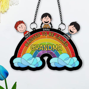 Personalized Gifts For Grandparent Suncatcher Ornament 03KADC140624HH-Homacus
