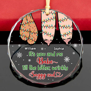 Naughty Couple Ornament - Booty & D*ck -Personalized Gifts For Wife, Girlfriend-Homacus