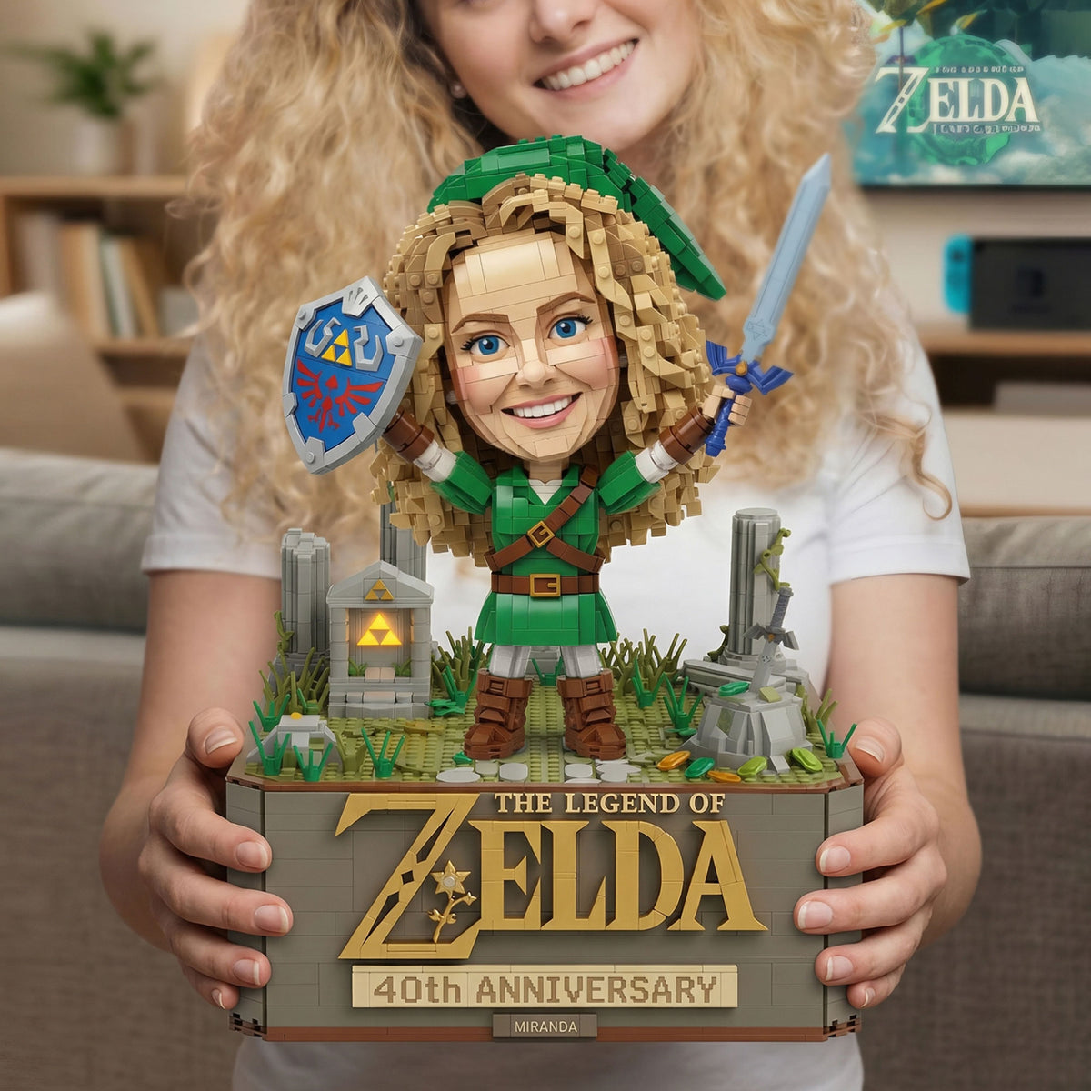 40 Years Of Adventure Acrylic Plaque - Custom Photo Gifts For Game Lovers 03QHTI240326-Homacus