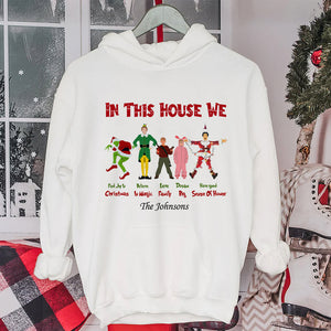 Personalized Gifts For Family Shirt, Classic Christmas Movies 01qhti251024-Homacus