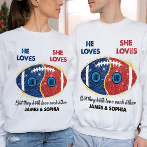 Personalized Gifts For Football Couple Shirt 01HUTI250924-Homacus